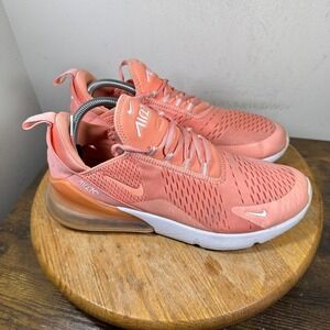 Nike Air Max 270 Womens Coral Pink Running Shoes DJ2746-600 Size 11.5